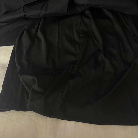 •Medium• New Target Wild Fable Long Sleeve High Neck Black Poplin Dress - Picture 6 of 7